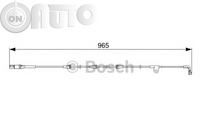 Senzor de avertizare uzura placute de frana 