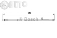 Senzor de avertizare uzura placute de frana 