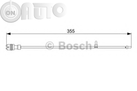 Senzor de avertizare uzura placute de frana 