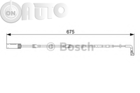 Senzor de avertizare uzura placute de frana 