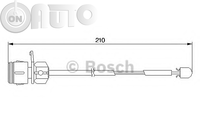Senzor de avertizare uzura placute de frana 