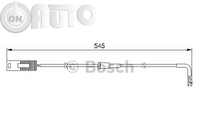 Senzor de avertizare uzura placute de frana 