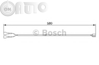 Senzor de avertizare uzura placute de frana 