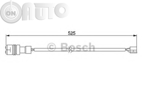 Senzor de avertizare uzura placute de frana 