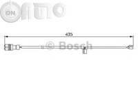 Senzor de avertizare uzura placute de frana 