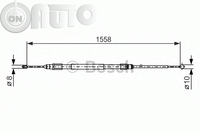 Cablu -  frana de parcare 