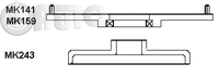 Rulment sarcina suport arc (flansa / rulment) 