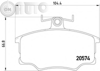 Set placute frana - frana disc 