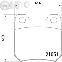 Set placute frana - frana disc 