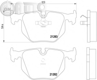Set placute frana - frana disc 