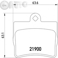 Set placute frana - frana disc 