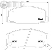 Set placute frana - frana disc 