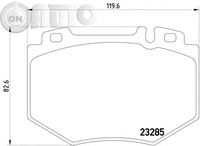 Set placute frana - frana disc 
