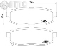Set placute frana - frana disc 