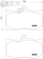 Set placute frana - frana disc 