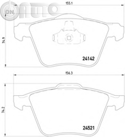 Set placute frana - frana disc 