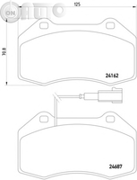 Set placute frana - frana disc 