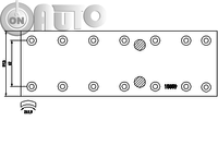 Set garnituri de frictiune -  frana tambur 