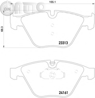 Set placute frana - frana disc 