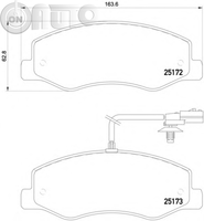 Set placute frana - frana disc 