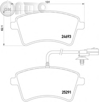 Set placute frana - frana disc 