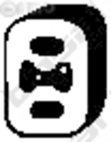 Tampon cauciuc - amortizor esapament 