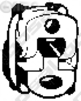 Tampon cauciuc - amortizor esapament 