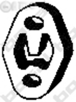 Tampon cauciuc - amortizor esapament 