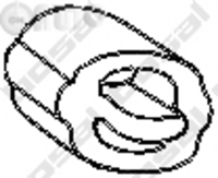 Tampon cauciuc - amortizor esapament 