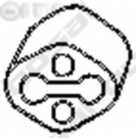 Tampon cauciuc - amortizor esapament 