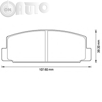 Set placute frana - frana disc 