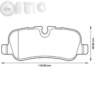 Set placute frana - frana disc 