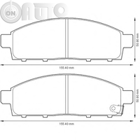 Set placute frana - frana disc 