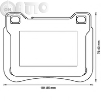 Set placute frana - frana disc 