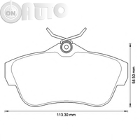 Set placute frana - frana disc 