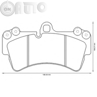 Set placute frana - frana disc 