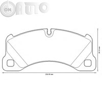 Set placute frana - frana disc 