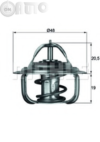 Termostat lichid racire 