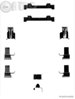 Set accesorii -  placute frana 