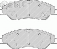 Set placute frana - frana disc 