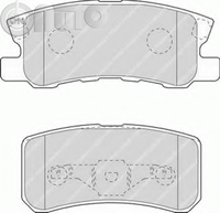 Set placute frana - frana disc 