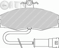 Set placute frana - frana disc 