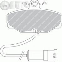 Set placute frana - frana disc 