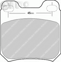 Set placute frana - frana disc 