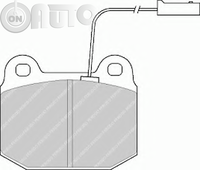 Set placute frana - frana disc 