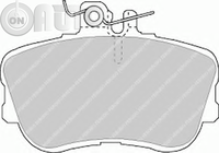 Set placute frana - frana disc SL