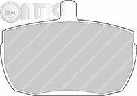 Set placute frana - frana disc SL