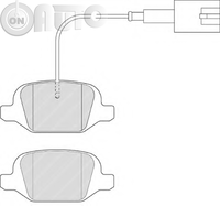 Set placute frana - frana disc 
