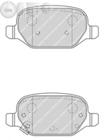 Set placute frana - frana disc 
