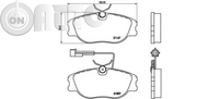 Set placute frana - frana disc 
